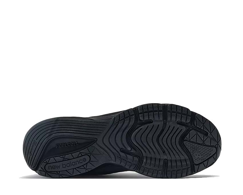 New Balance 990v6 Made in USA Triple Black — rear view iconic all-black