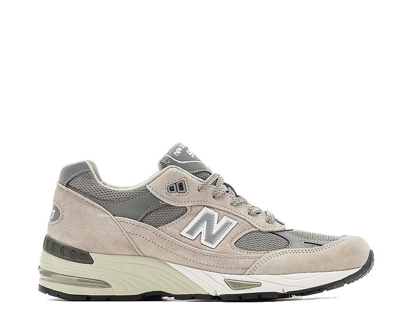 New Balance 991 Gris Made in UK — sneaker homme suède et mesh premium
