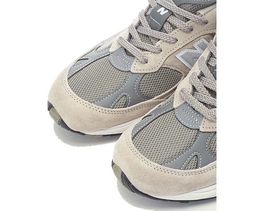 New Balance 991 Gris Made in UK vue latérale — amorti ENCAP suède
