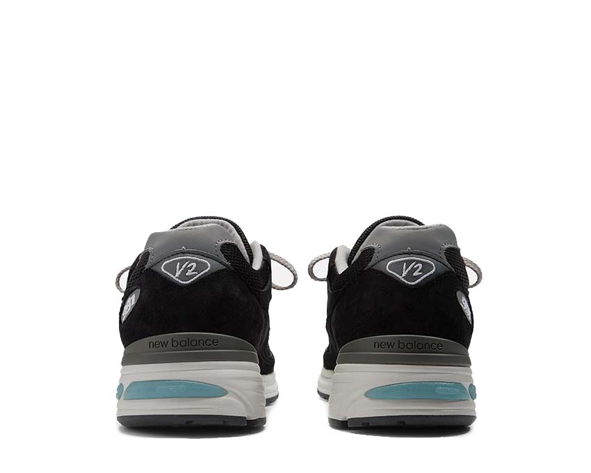 New Balance 991 Made in UK Black Smoked Pearl sole — ABZORB midsole cushioning