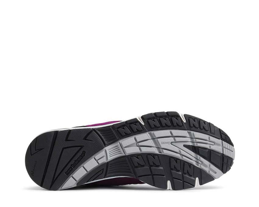 New Balance 991 Made in UK Purple — vue trois quarts coloris exclusif