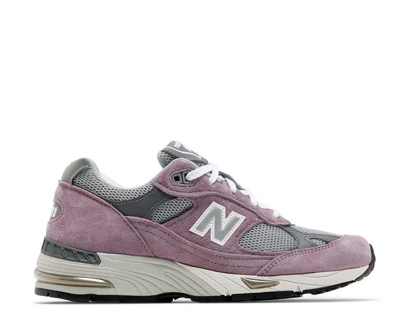 New Balance 991 Made in UK Mauve — sneaker homme fabriquée en Angleterre