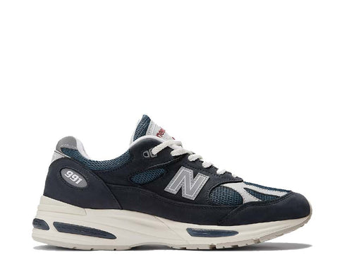 New Balance 991v2 Made in UK Total Eclipse Indian Teal — sneaker homme fabriquée au Royaume-Uni