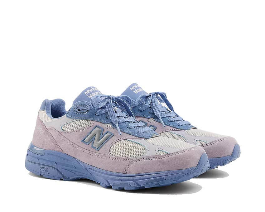 New Balance 993 Washington DC vue latérale — tige multimatière Made in USA