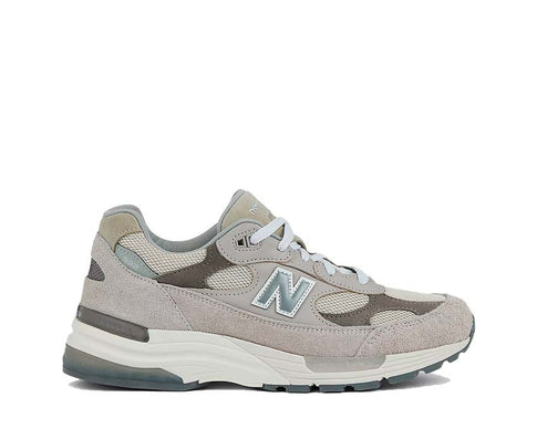 New Balance 992 Made in USA Moonrock — sneaker unisexe coloris gris lunaire champignon
