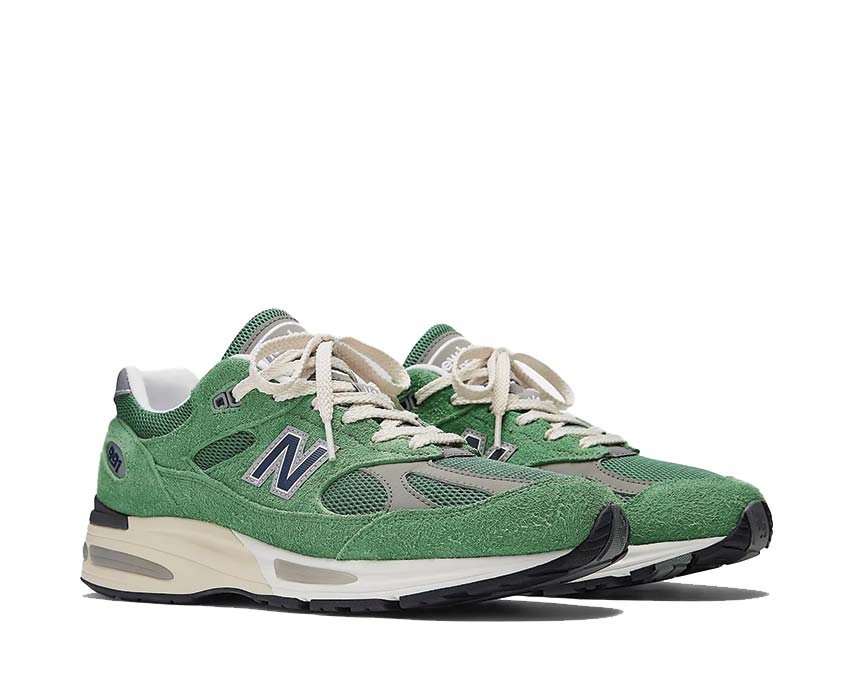  New Balance Made in UK 991v2 "Grounded Pastels" Mineral Green / Comfrey - Moon Mist U991GV2 