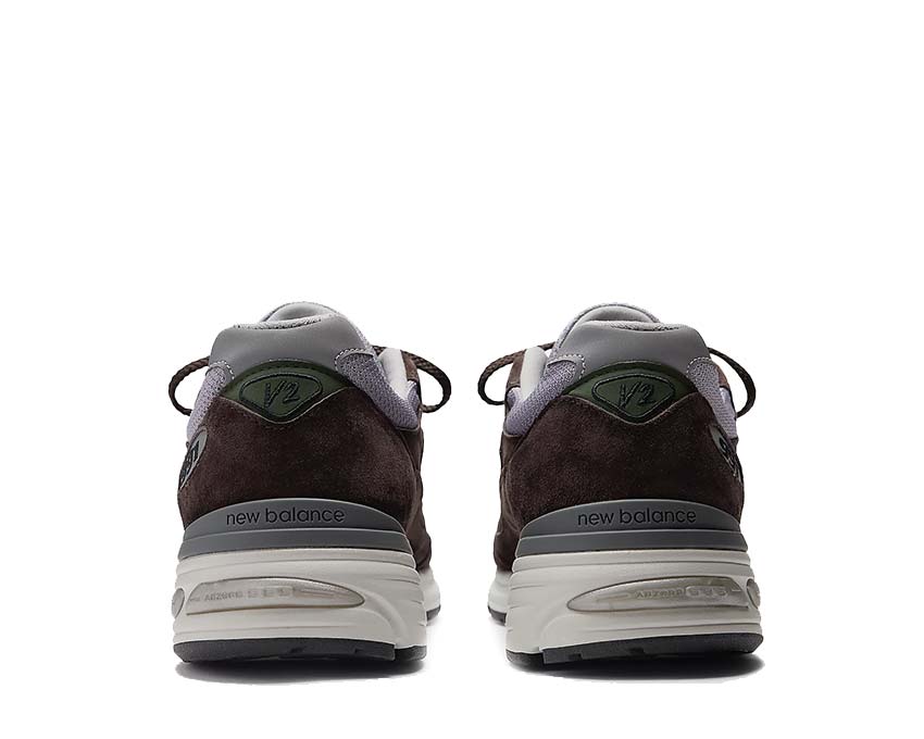 New Balance 991v2 Made in UK Licorice semelle — amorti ENCAP Made in UK
