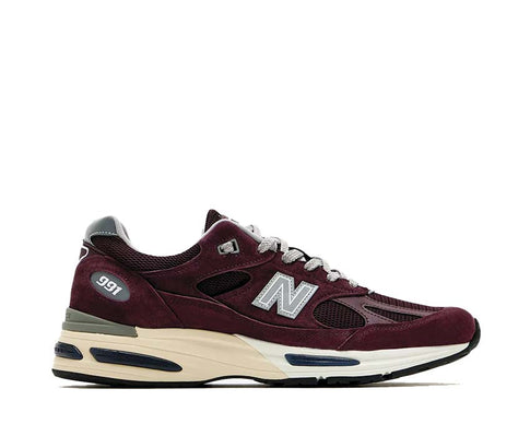 New Balance 991v2 Made in UK Catawba Grape — sneaker homme coloris prune profond