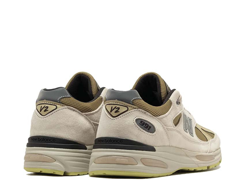 New Balance 991v2 Made in UK Silver Birch sole — ENCAP dual-density cushioning