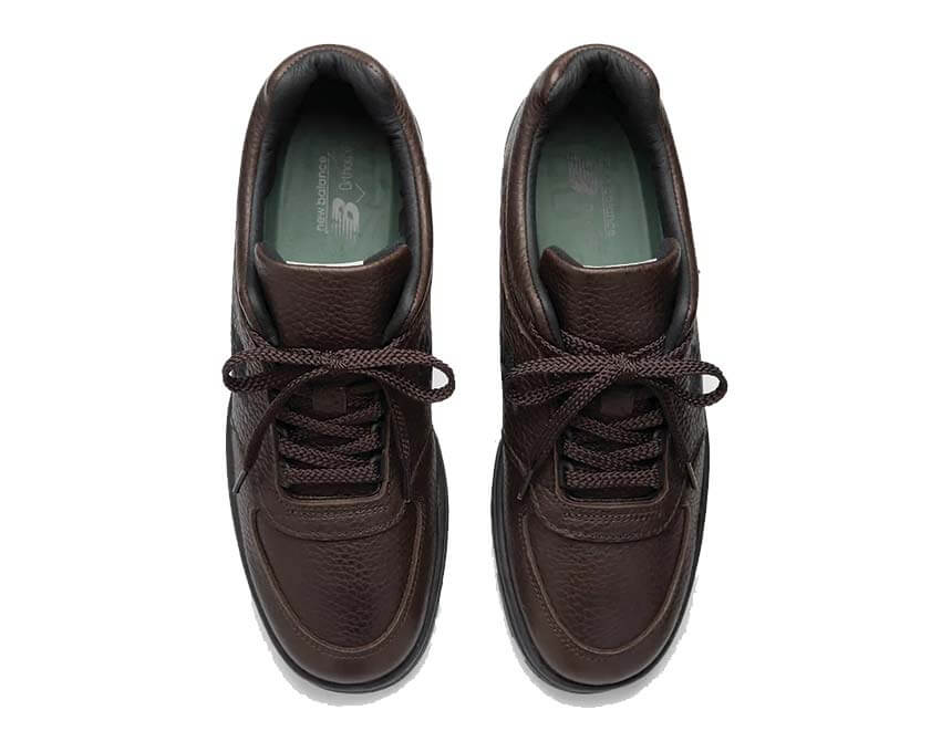 New Balance Allerdale Made in UK Chocolate Brown detail — artisan craftsmanship Made in UK