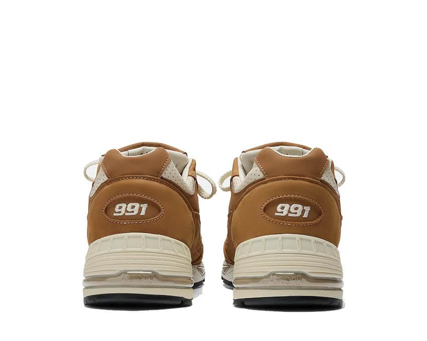 New Balance 991 Chipmunk Taupe Brown semelle — semelle ENCAP amorti UK
