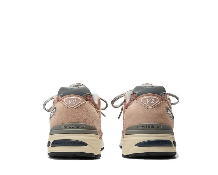 New Balance 991v2 Mahogany Rose semelle — amorti ABZORB et ENCAP Made in UK