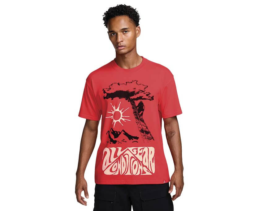 Nike ACG Dri-FIT T-Shirt 168 Rouge Cramoisi — t-shirt homme trail outdoor