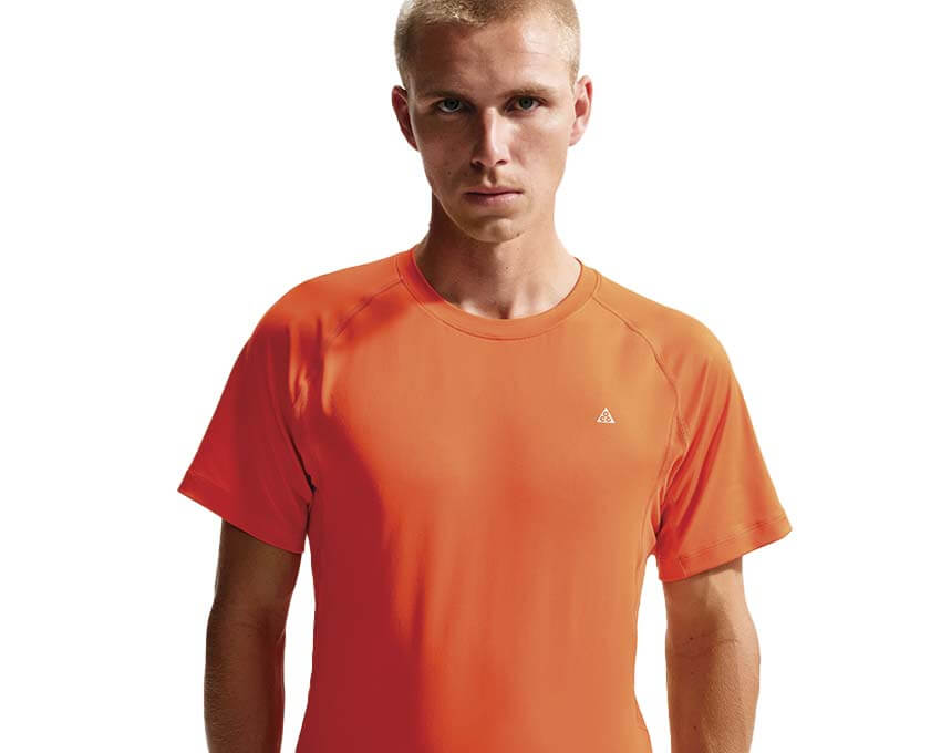 Nike ACG Wildsee Tee Orange — t-shirt homme outdoor trail
