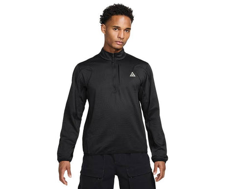 Nike ACG Wolf Grid Therma-FIT Half-Zip Top Noir — pull trail homme technique
