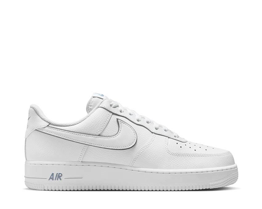 Nike Air Force 1 '07 LV8 White Metallic — sneaker homme cuir blanc metallic