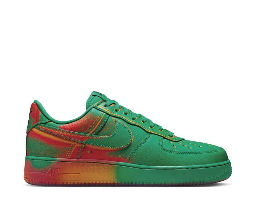 Nike Air Force 1 Low Retro Heat Wave — sneaker homme tige cuir colorée
