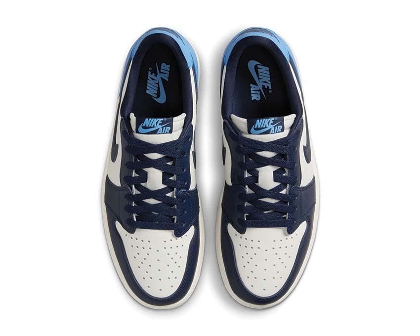  Nike Air Jordan 1 Low OG "Obsidian" Obsidian / University Blue - Sail CZ0790-400