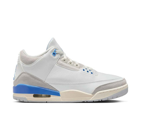 Air Jordan 3 Retro Lucky Shorts — sneaker homme blanc bleu hydrogen Jordan 3