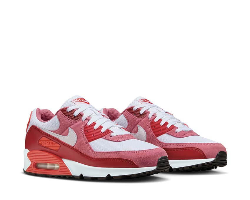 Nike Air Max 90 Peony semelle — unité Air Max visible rose et blanche