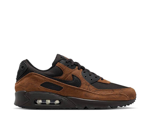 Nike Air Max 90 Premium Light British Tan — sneaker homme cuir premium beige