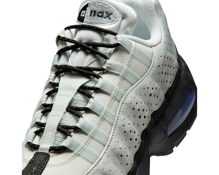 Nike Air Max 95 Big Bubble Seongsu vue latérale — tige 95 gris anthracite