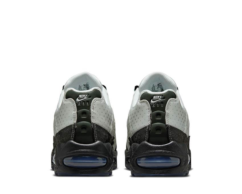 Nike Air Max 95 Big Bubble Seongsu détail — empiècements mesh superposés 95