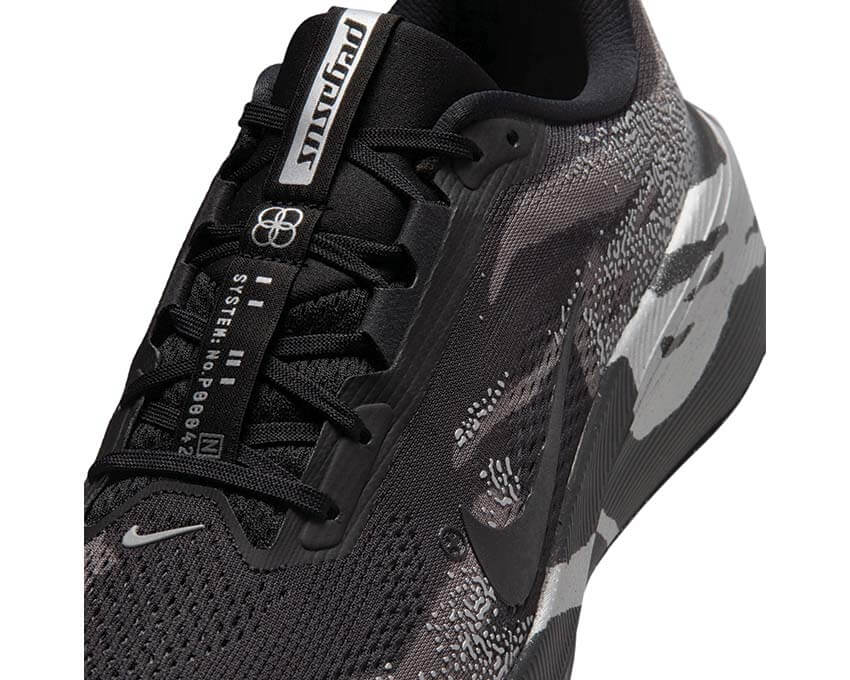 Nike Pegasus 42 DSRPT Black/Black — semelle ReactX amorti running streetwear