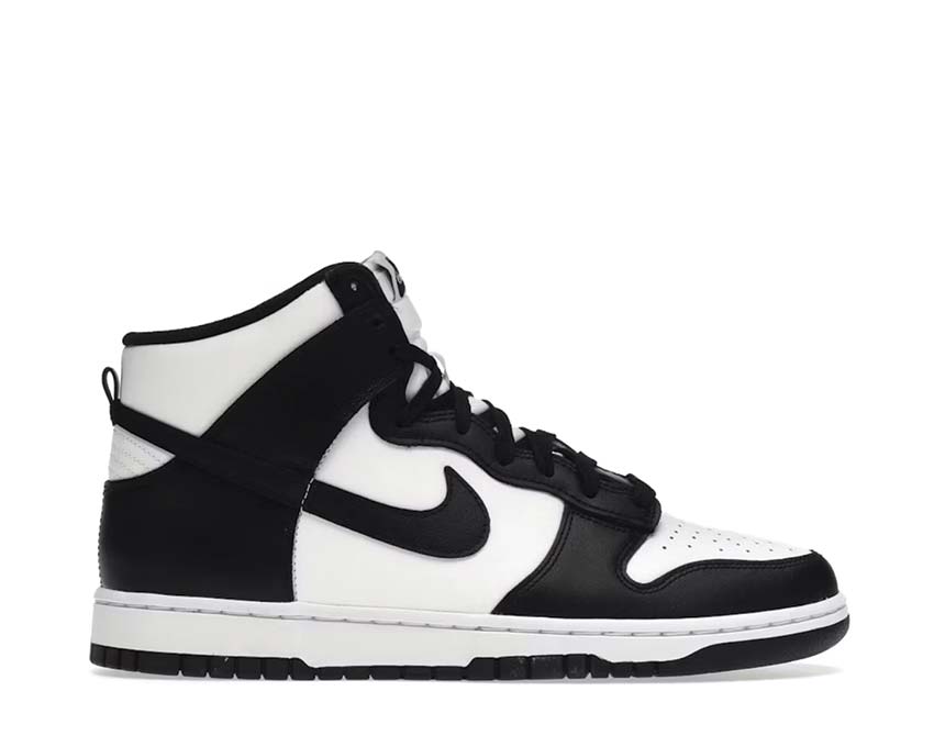 Nike Dunk High Retro White Black Orange — sneaker unisexe tige montante