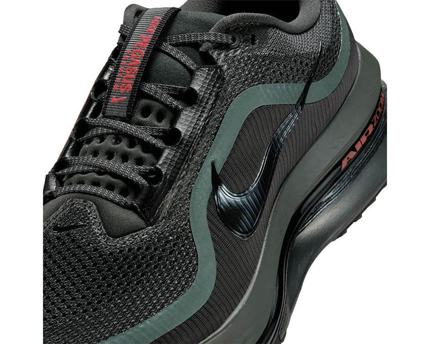 Nike Pegasus Premium Anthracite vue latérale — tige mesh anthracite Pegasus