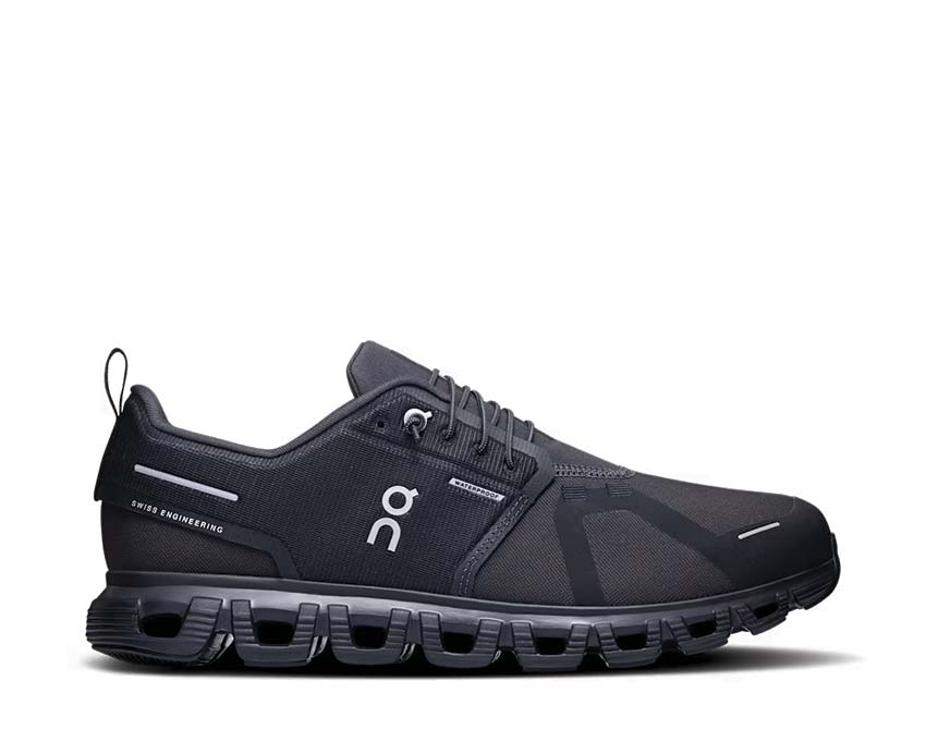 On Cloud 6 Waterproof Black — running homme CloudTec imperméable