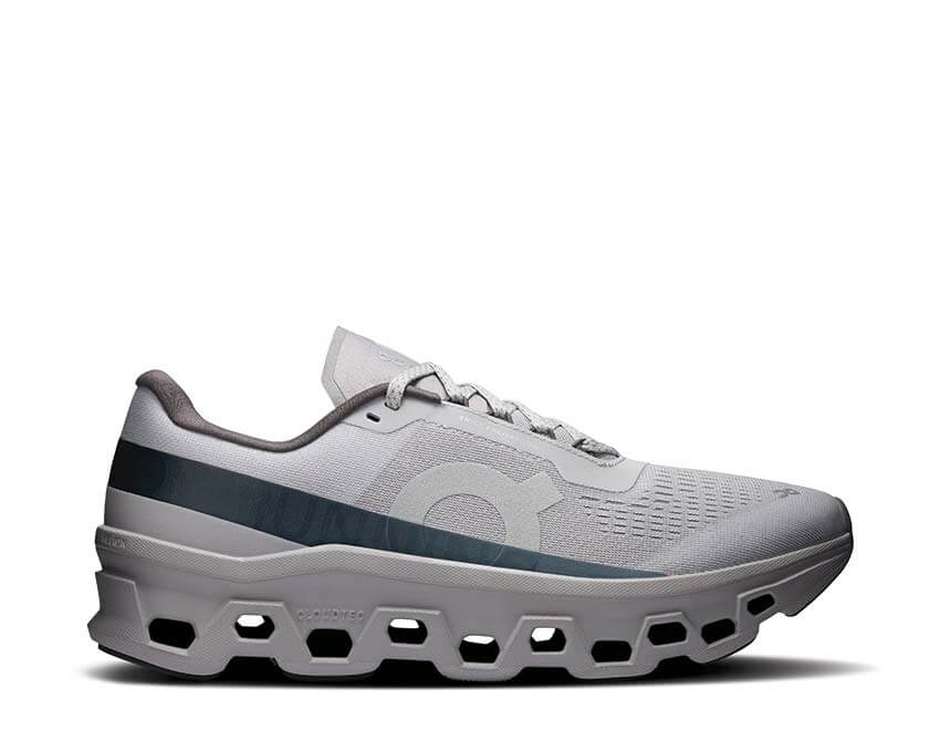 On Cloudmonster Glacier Alloy — running maximaliste homme CloudTec vue principale