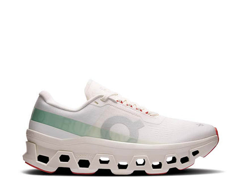 On Cloudmonster 1 W Ivory Creek — running maximaliste femme CloudTec vue principale