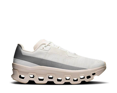 On Cloudmonster Void W Seashell Ivory — running maximaliste femme CloudTec vue principale