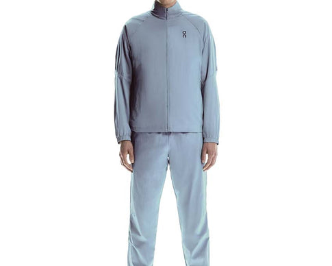 On Court Jacket M Geyser — veste tennis lifestyle homme tissu irisé bicolore