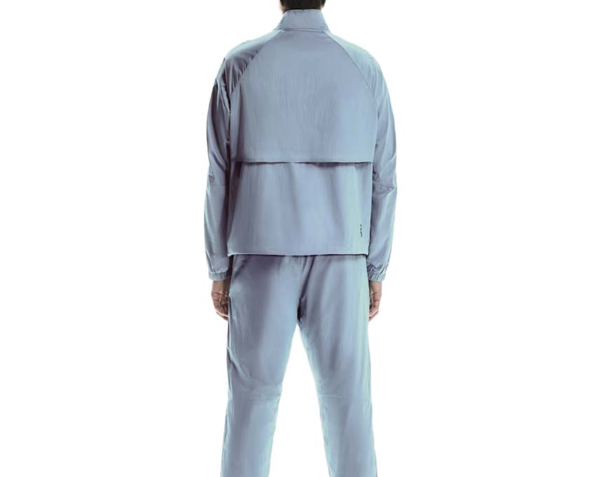 On Court Jacket M Geyser vue de dos — détail tissu irisé veste tennis homme