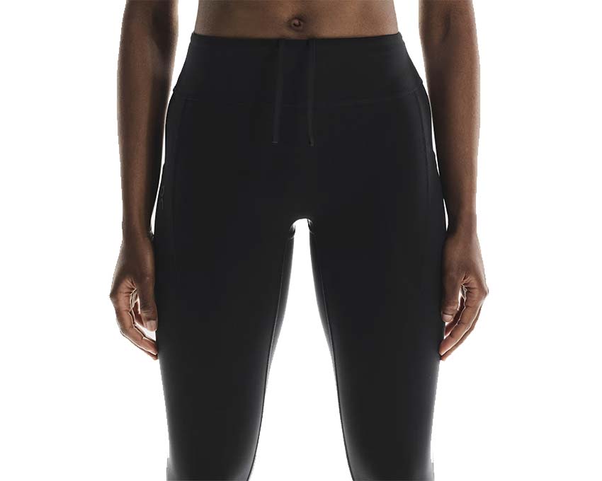 On Performance Tights W Black — collant running femme DryTec poches zippées