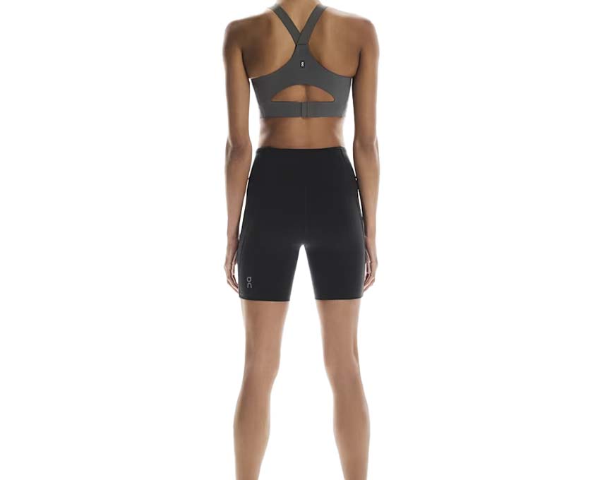 On Performance Tights Short W Black — cycliste femme DryTec poches running