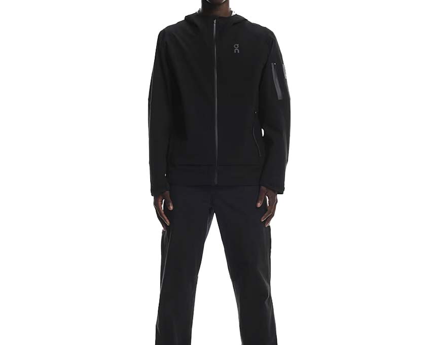 On Trek Jacket M Black — veste outdoor imperméable homme GuardTec trail running