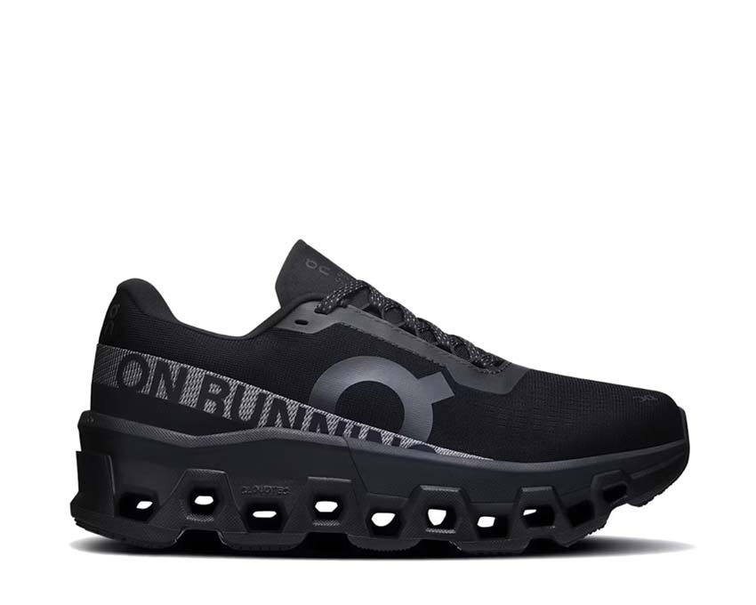 On Cloudmonster 2 Black — running homme amorti CloudTec longue distance