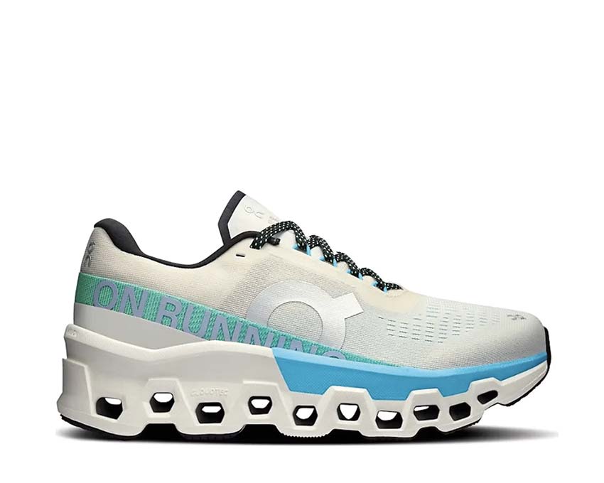On Cloudmonster 2 W Cream/Horizon — running femme amorti CloudTec maximal