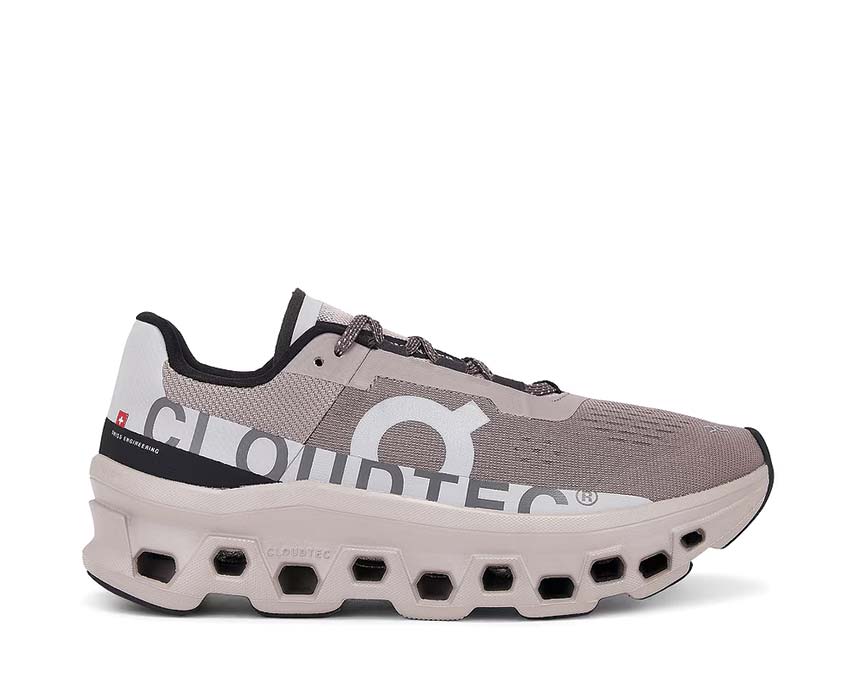 On Cloudmonster Cinder/Fog — running homme amorti CloudTec longue distance