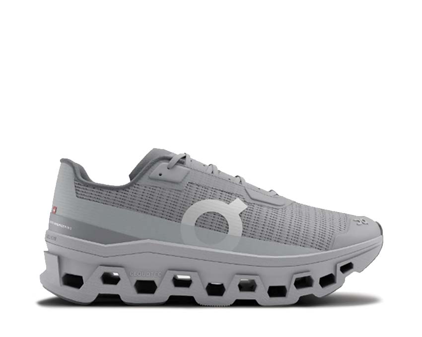 On Cloudmonster Void Alloy/Glacier — running homme CloudTec Void léger