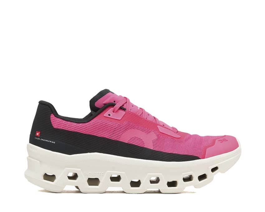 On Cloudmonster Void W Pink Ivory — running maximaliste femme rose CloudTec vue principale
