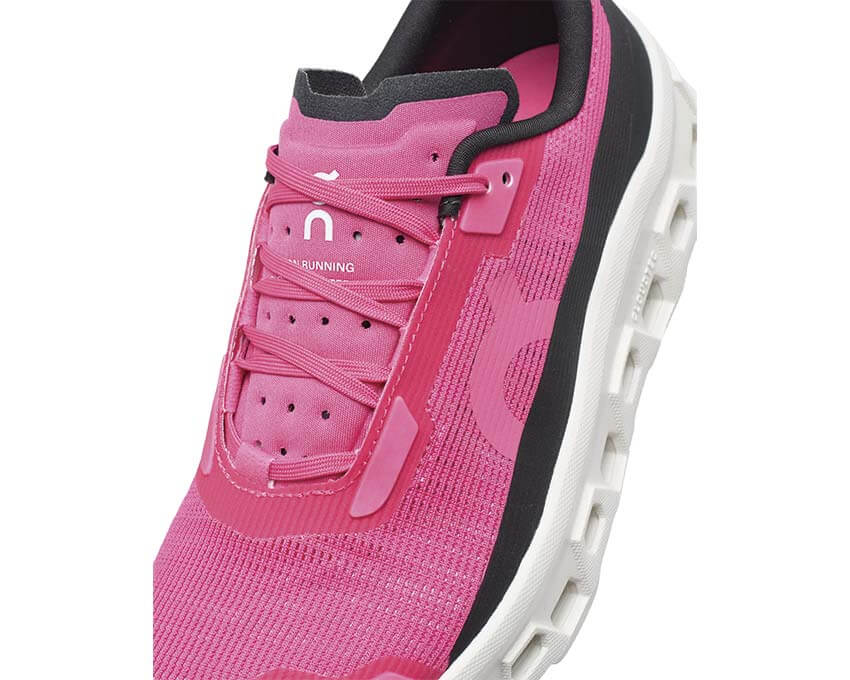 On Cloudmonster Void W Pink — Helion CloudTec Clouds élargis vue latérale