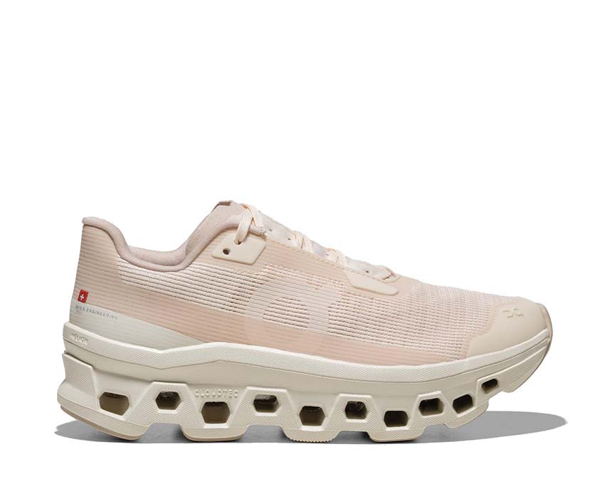 On Cloudmonster Void W Dew/Ivory — Damen-Laufschuh CloudTec Void Leichtigkeit