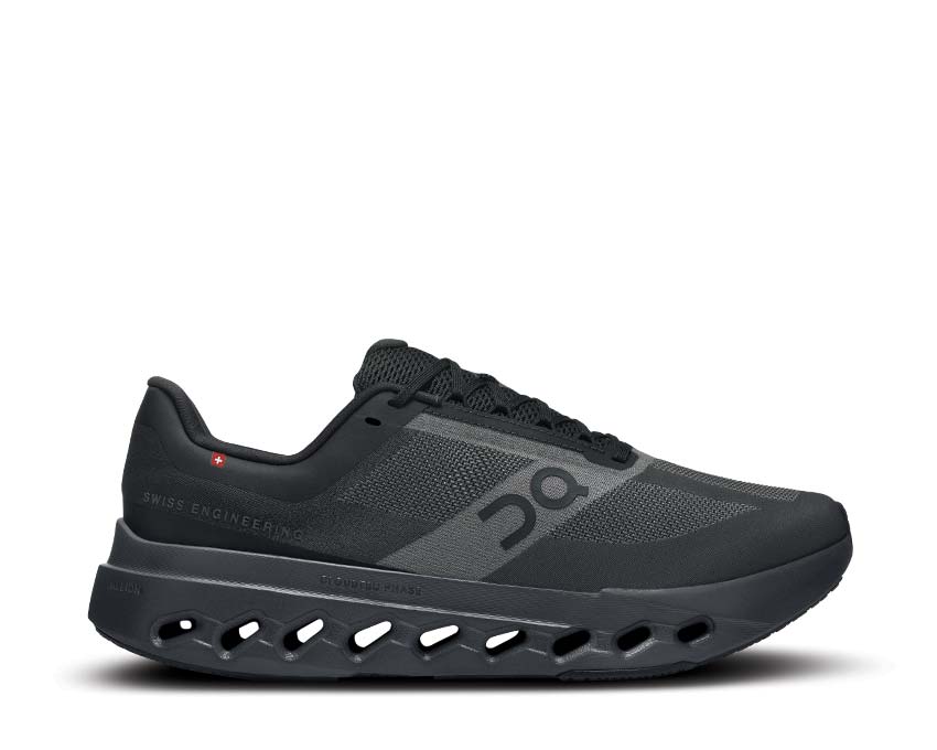 On Cloudsurfer Next Black/Eclipse — Herren-Laufschuh CloudTec reaktiv
