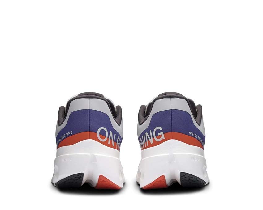 On Cloudsurfer Next Indigo/Flame Sohle — CloudTec reaktiv Laufschuh