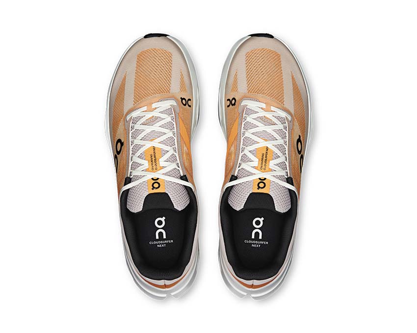 On Cloudsurfer Next Tangerine suela — CloudTec responsive zapatilla running