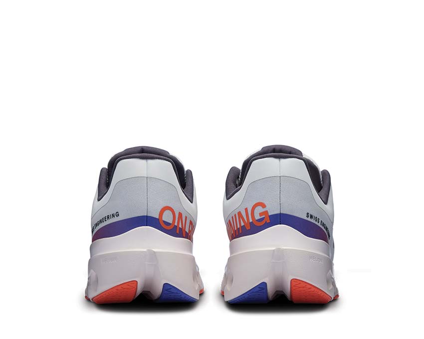 On Cloudsurfer Next White/Flame suela — CloudTec reactivo running